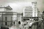 Old National Theater and Socomet building, Bucharest 1942