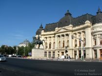 Calea Victoriei in front of the Carol I University Foundation, Palace Square, central Bucharest