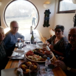 Fabulous Lunch during winery tour, in Dealu Mare wine region