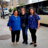 With Indian guests in downtown Bucharest during tour, May 2019