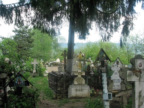 Village cemetery, Oltenia region, Romania